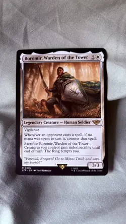 Boromir, Warden of the Tower - LTR #4 | NORMAL | NM | MTG - Image 1