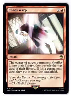 Chaos Warp NM* Dr. Who ENGLISH 0225 mtg -UnltdCards - Image 1