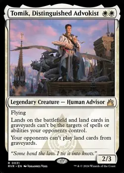 Tomik, Distinguished Advokist-Ravnica Remastered-Foil-31-LP - Image 1