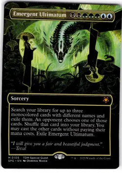 MTG Emergent Ultimatum (Borderless) Special Guests Mythic #105 - Image 1