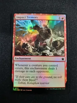 MTG Impact Tremors Foil 0717 Foundations NM - Image 1