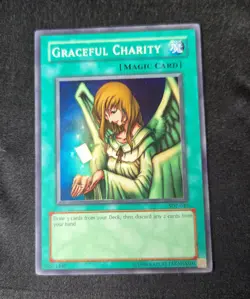 Yugioh Graceful Charity - LP Super Rare - SDP-040 - Image 1