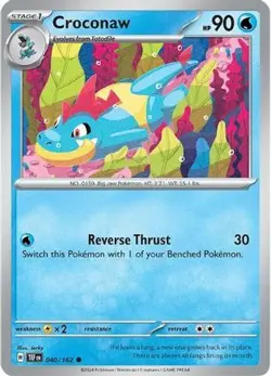 Croconaw - Normal Pokemon Scarlet & Violet Temporal Forces (040/162) - Image 1