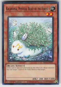 Kalantosa, Mystical Beast of the Forest BLC1-EN147 Yu-Gi-Oh 1st Edition NM - Image 1