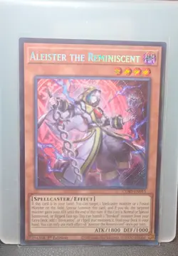 YUGIOH Chaos Origins - Aleister The Reminiscent Secret Rare #CORI-EN015 - Image 1