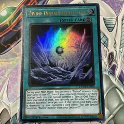 Yugioh Divine Domain Baatistina DUNE-EN090 Ultra Rare 1st Edition NP - Image 1