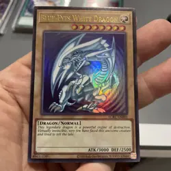 Blue-Eyes White Dragon LCKC-EN001 (Version 2) ULTRA RARE NM FREE SHIPPING+Bonus! - Image 3