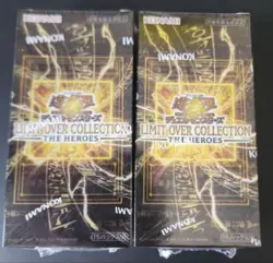 Yu-Gi-Oh! OCG Limit Over Collection The Heroes Booster Box x2 Sealed w/Shrink JP - Image 1