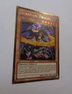 Darkflare Dragon PGLD-EN040 (Gold Rare, Unlimited, Lightly Played / LP) - Image 1