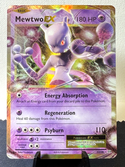 Pokemon TCG: XY Evolutions Mewtwo EX 52/108 Ultra Rare NM - Image 1