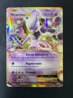Pokemon TCG: XY Evolutions Mewtwo EX 52/108 Ultra Rare NM - Image 5