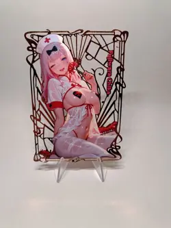Carte Sexy Waifu - Goddess Story - Rare Metal Card - Image 1