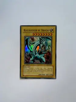 Yugioh Karte: Blauaugiger W. Drache (SKE-DE001) - Ultra Rare, 1. Auflage - Image 1