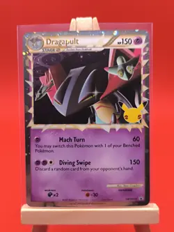Dragapult Prime SWSH132 Celebrations Ultra Rare Holo Promo Pokemon Card * New * - Image 2