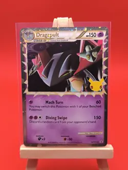 Dragapult Prime SWSH132 Celebrations Ultra Rare Holo Promo Pokemon Card * New * - Image 3