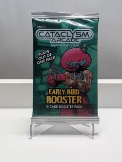 CATACLYSM ARCADE TCG Kickstarter EARLY BIRD Booster Pack Of 15 Cards SEALED - Image 1