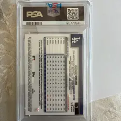 2025 TOPPS CHROME NEGATIVE REFRACTOR #1 SHOHEI OHTANI PSA 9 - Image 3