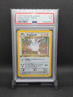 Wigglytuff #16/64 - 1st Edition - PSA 7 - Pokemon TCG | Jungle Set - Image 1