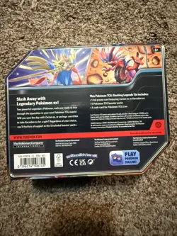 🔥 Pokemon TCG Slashing Legends Tin Zacian ex New Sealed Free Fast Shipping! 🔥 - Image 2