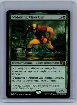 Commander: Marvel Super Heroes Wolverine, Claws Out Foil 737 - Image 1