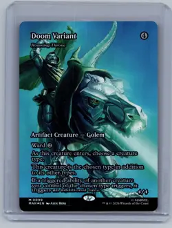 Magic Marvel Eternal-Legal Doom Variant - Roaming Throne Foil (Borderless) 99 - Image 1