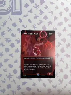 The Scarlet Witch (Borderless) Marvel Super Heroes Foil - Image 1