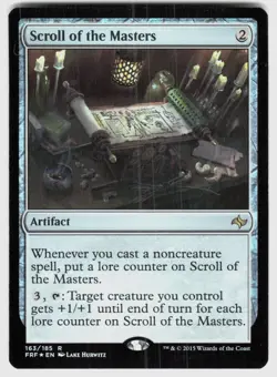 SCROLL OF THE MASTERS 163 R FATE REFORGED MAGIC: THE GATHERING FOIL NM/M - Image 1