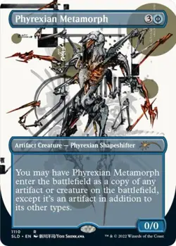 MTG English Phyrexian Metamorph (Borderless 1110) NM Foil Secret Lair - Image 1