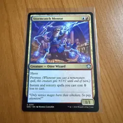 Stormcatch Mentor - N/M - Secrets Of Strixhaven Magic The Gathering MTG - Image 1