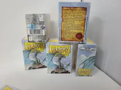 Silver 500 Matte Dragon Shield Sleeves Standard Size🐉for Pokemon MTG DBS - Image 2