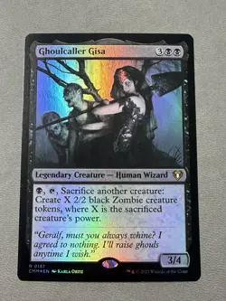 Ghoulcaller Gisa #161 (Foil) (NM) Commander Masters CMM Magic MTG - Image 1