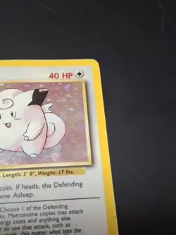 Clefairy Base Set Holo Rare 5/102 Pokemon Card TCG WOTC HP - Image 5