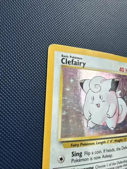 Pokemon TCG Clefairy Holo Card Base Set 5/102 Vintage WOTC - Image 2