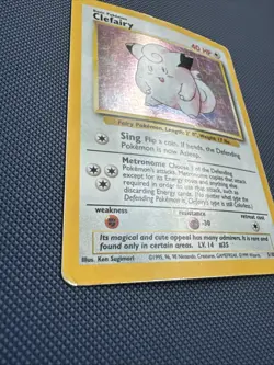Pokemon TCG Clefairy Holo Card Base Set 5/102 Vintage WOTC - Image 5