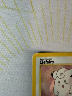 Clefairy 5/102 Base Set Holo Rare Pokemon Card 1999 WOTC TCG Vintage Pokemon ✨ - Image 5