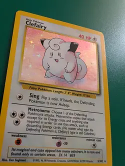 Pokemon TCG Clefairy Holo Rare Card Base Set, 5/102, Unlimited - Image 2