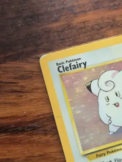 Pokemon TCG Clefairy Holo Rare Card Base Set, 5/102, Unlimited Creased - Image 5