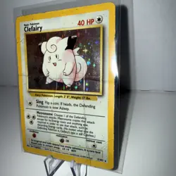 Pokemon TCG Clefairy Base Set Holo Card 5/102 Unlimited Rare - Image 2