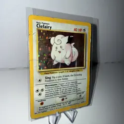 Pokemon TCG Clefairy Base Set Holo Card 5/102 Unlimited Rare - Image 3