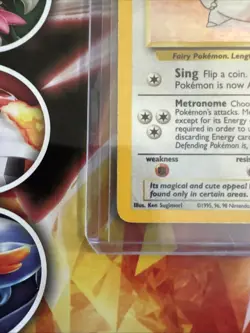 Pokemon TCG Clefairy Base Set Holo Card 5/102 Unlimited Rare - Image 4
