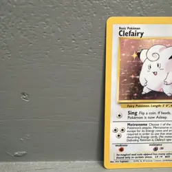 Pokemon TCG Clefairy Holo Rare Card Base Set 5/102 Unlimited LP Condition WOTC - Image 2