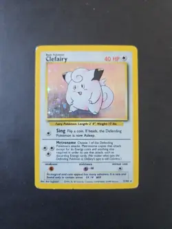 Pokemon TCG Clefairy Holo Rare Card Base Set, 5/102 HP - Image 3