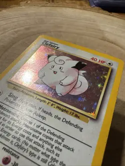 Pokemon TCG Clefairy Holo Rare Base Set, Card 5/102, LP Condition - Image 2