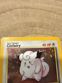 Pokemon TCG Clefairy Holo Rare Base Set, Card 5/102, LP Condition - Image 3