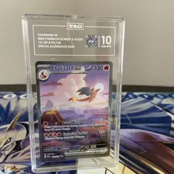 Pokemon TCG Charizard EX 199/165 Scarlet & Violet 151 SIR Tag 10 GEM MNT - Image 1