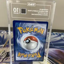 Pokemon TCG Charizard EX 199/165 Scarlet & Violet 151 SIR Tag 10 GEM MNT - Image 2