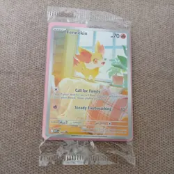 Fennekin Full Art Promo Chaos Rising ETB Promo 080 - SEALED & MINT FRONT Pokemon - Image 1