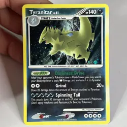 Tyranitar Lv.61 30/100 Stormfront Non-Holo Rare Pokemon Card TCG 2008 MP - Image 1