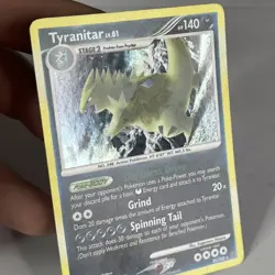 Tyranitar Lv.61 30/100 Stormfront Non-Holo Rare Pokemon Card TCG 2008 MP - Image 2
