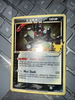 Greninja Gold Star Celebrations Promo SWSH144 2021 Pokemon TCG Sealed Card - Image 1